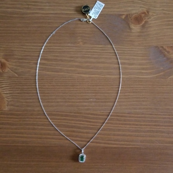 EFFY Jewelry - Emerald diamond Effy necklace NWT